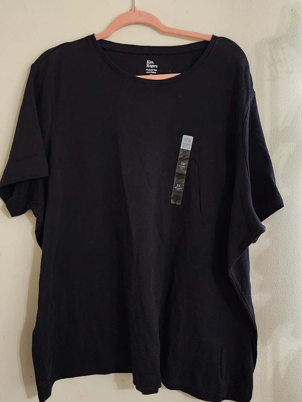 Kim Rogers Black Short Sleeve Crew Neck Tee